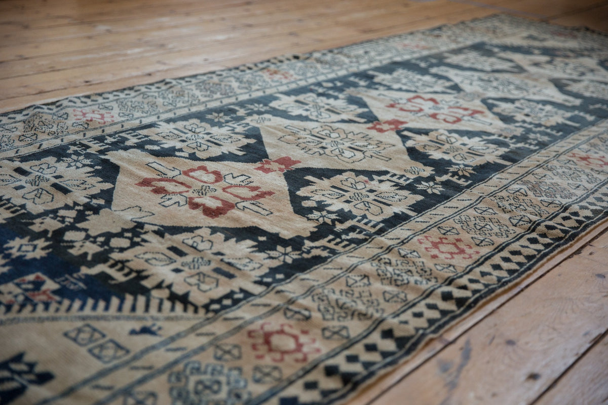 4x10.5 Vintage Distressed Karabagh Rug Runner