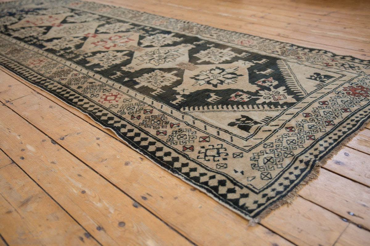 4x10.5 Vintage Distressed Karabagh Rug Runner