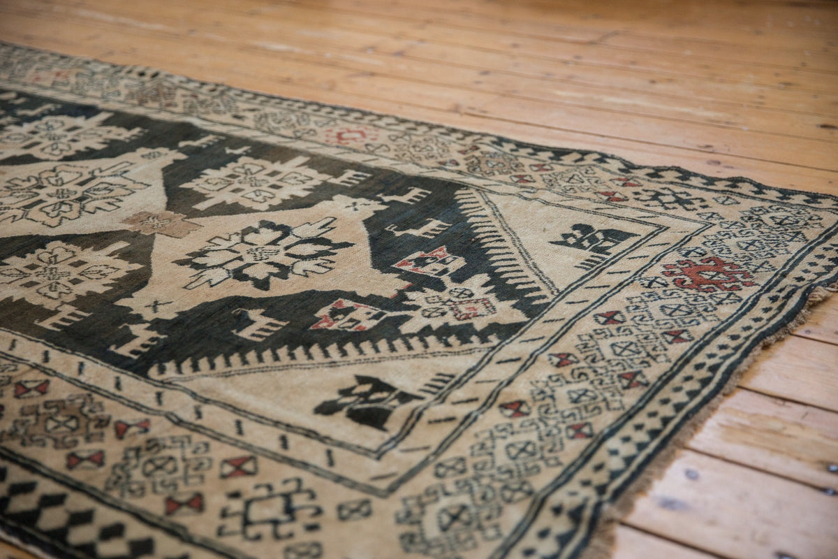 4x10.5 Vintage Distressed Karabagh Rug Runner