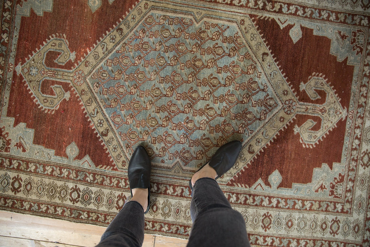 4x6 Vintage Distressed Malayer Rug