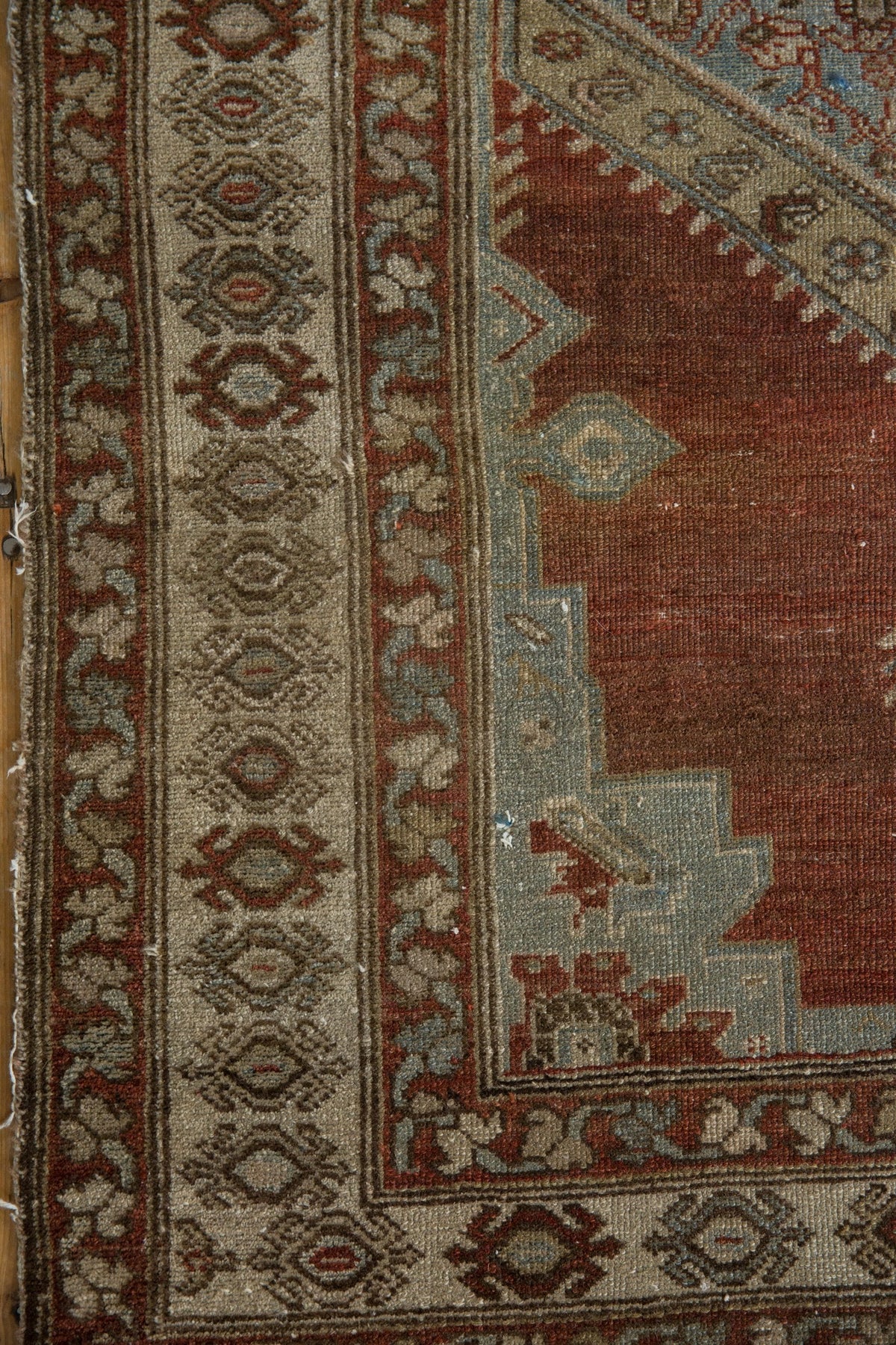 4x6 Vintage Distressed Malayer Rug