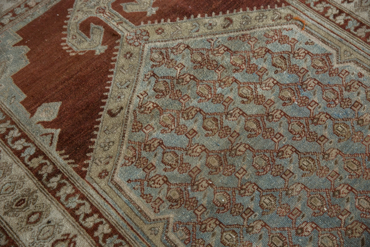 4x6 Vintage Distressed Malayer Rug