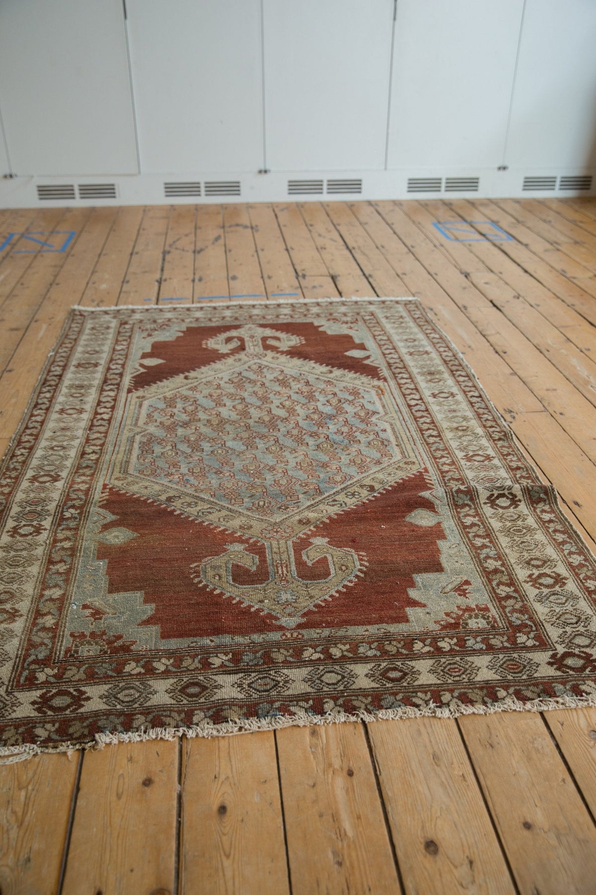 4x6 Vintage Distressed Malayer Rug