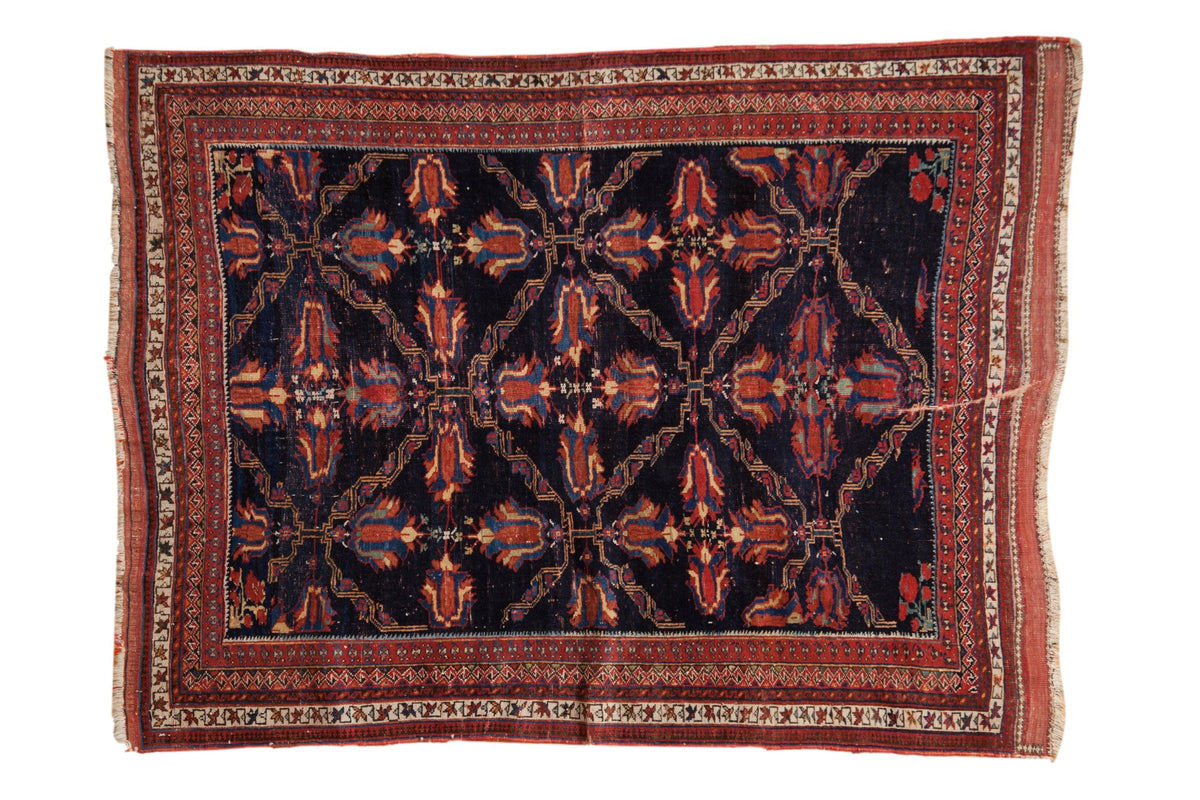 4x5.5 Antique Fine Afshar Rug
