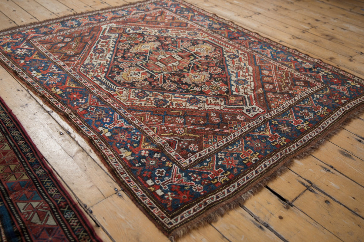 5x6 Vintage Kamseh Square Rug