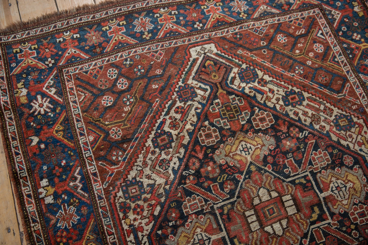 5x6 Vintage Kamseh Square Rug