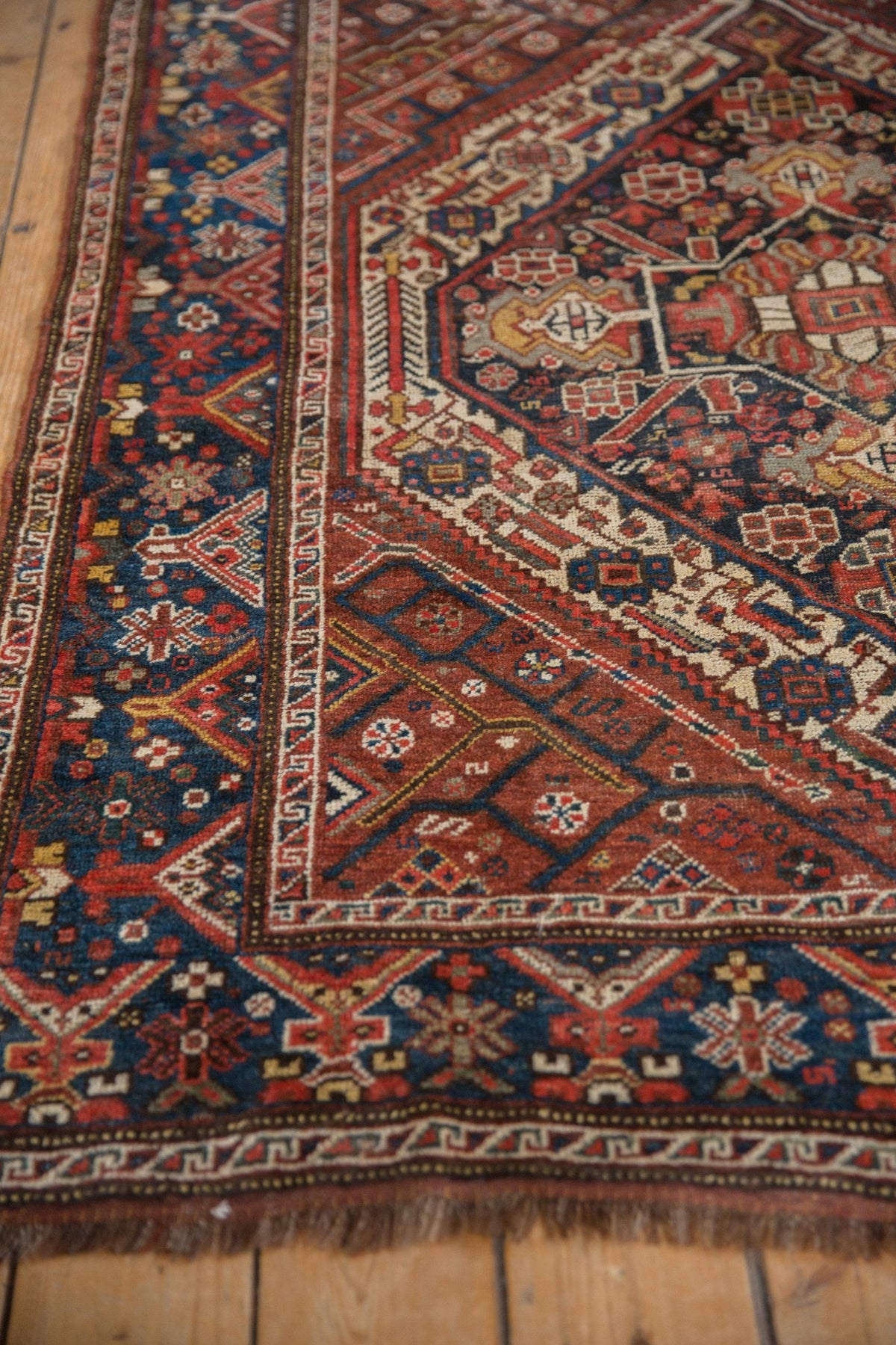 5x6 Vintage Kamseh Square Rug