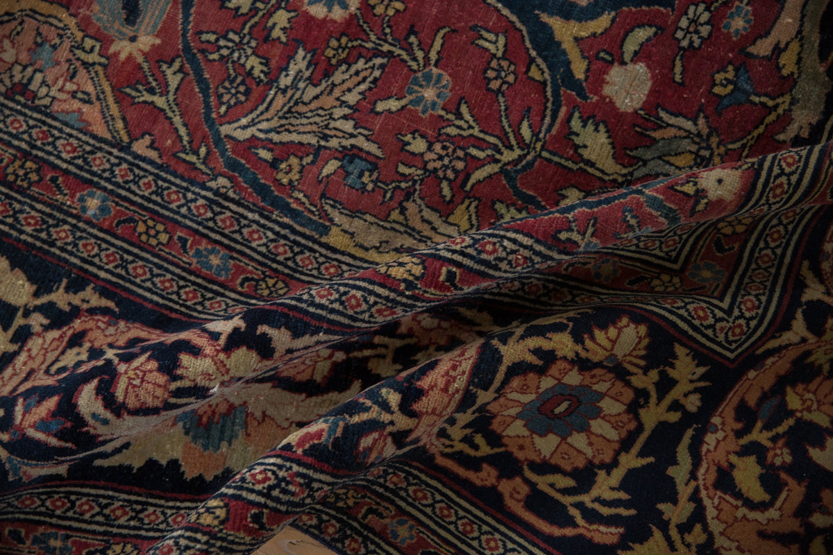 7x10.5 Antique Fine Tabriz Carpet
