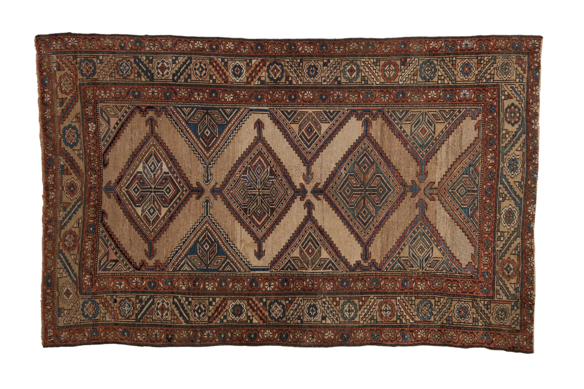 4x6.5 Antique Fine Kurd Rug