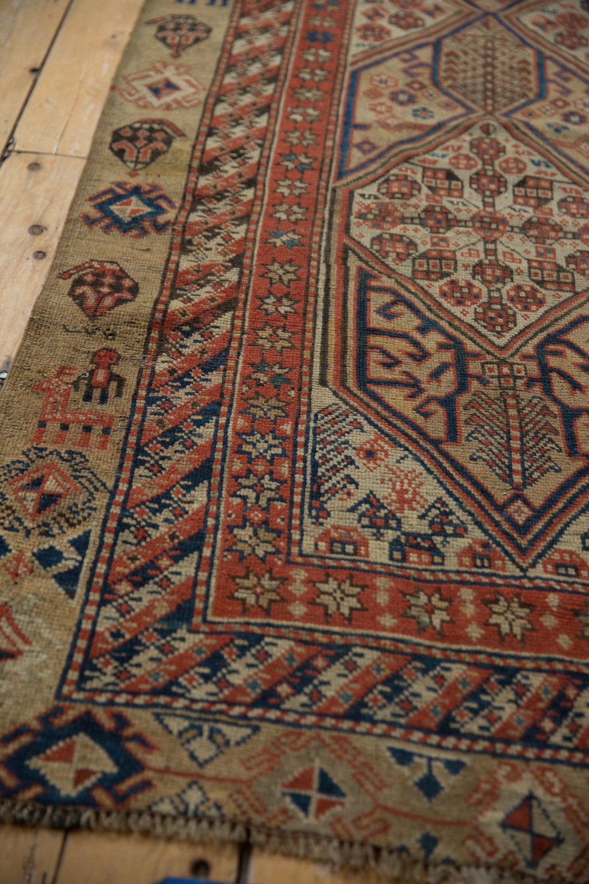 3.5x9.5 Antique Serab Rug Runner
