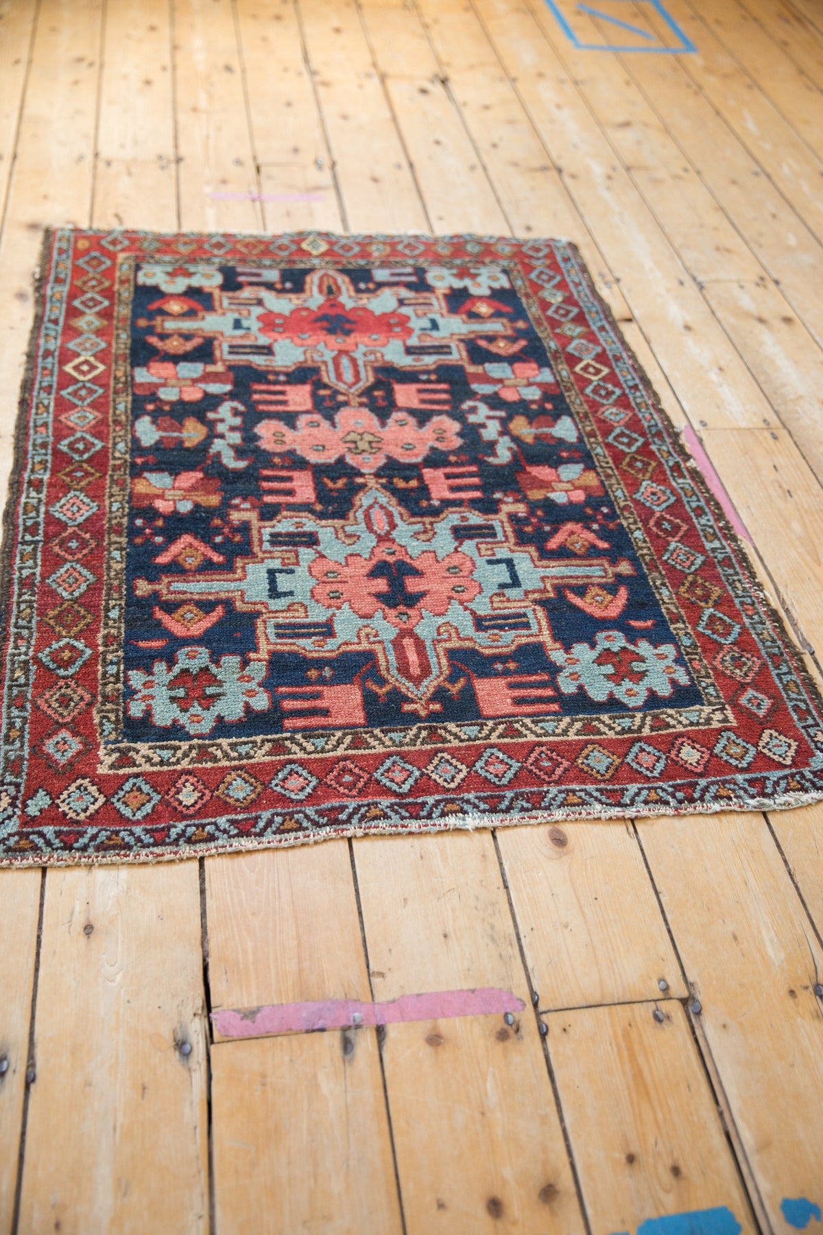 3x4 Vintage Karaja Square Rug