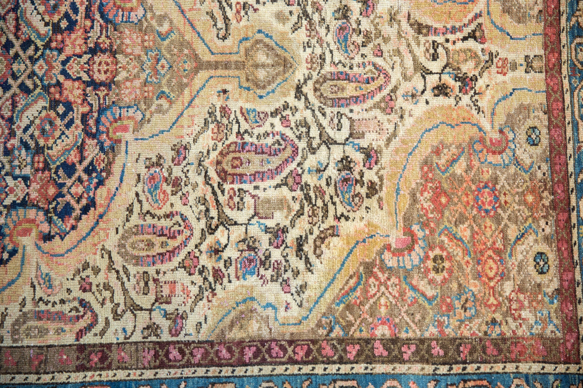 4.5x6.5 Vintage Fine Distressed Malayer Rug