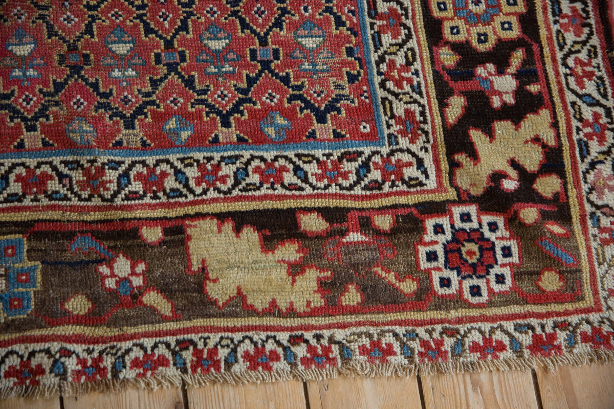 4.5x10.5 Antique Kurdish Rug Runner