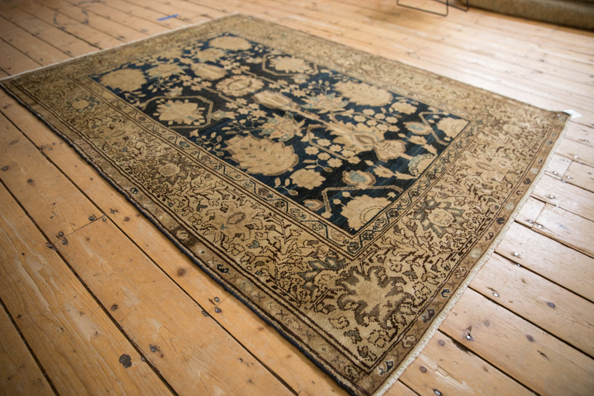 4.5x6.5 Vintage Fine Tea Washed Malayer Rug