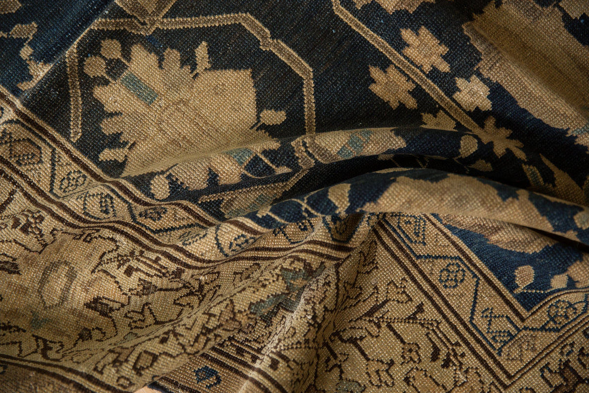 4.5x6.5 Vintage Fine Tea Washed Malayer Rug