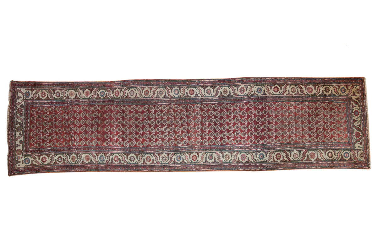 3.5x12 Vintage Hamadan Rug Runner