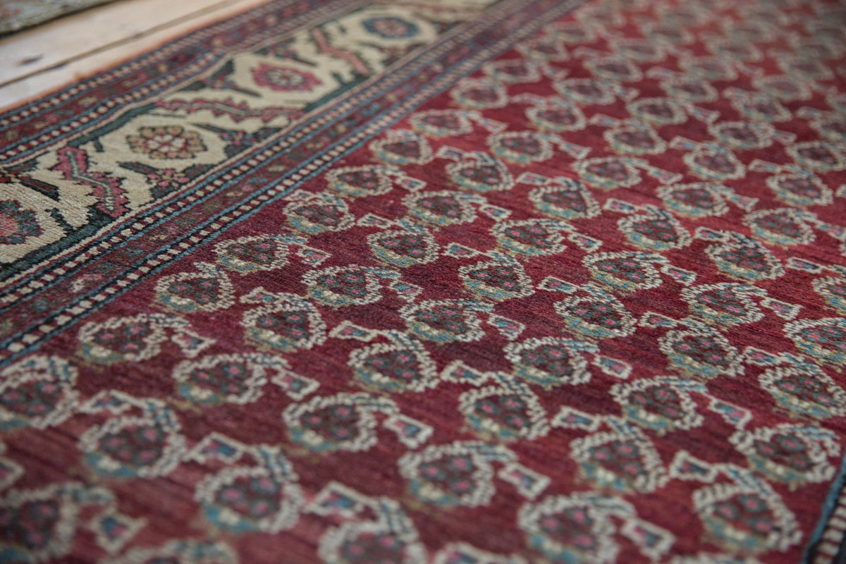 3.5x12 Vintage Hamadan Rug Runner