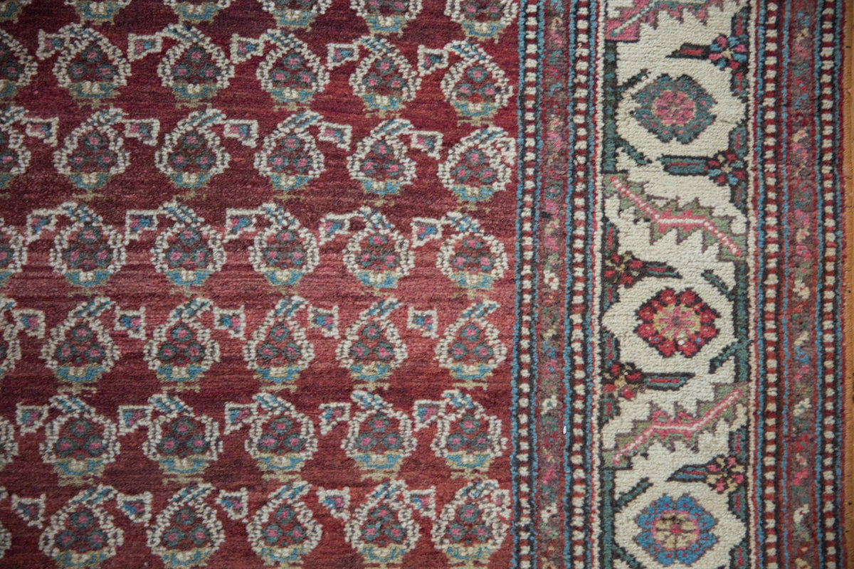 3.5x12 Vintage Hamadan Rug Runner