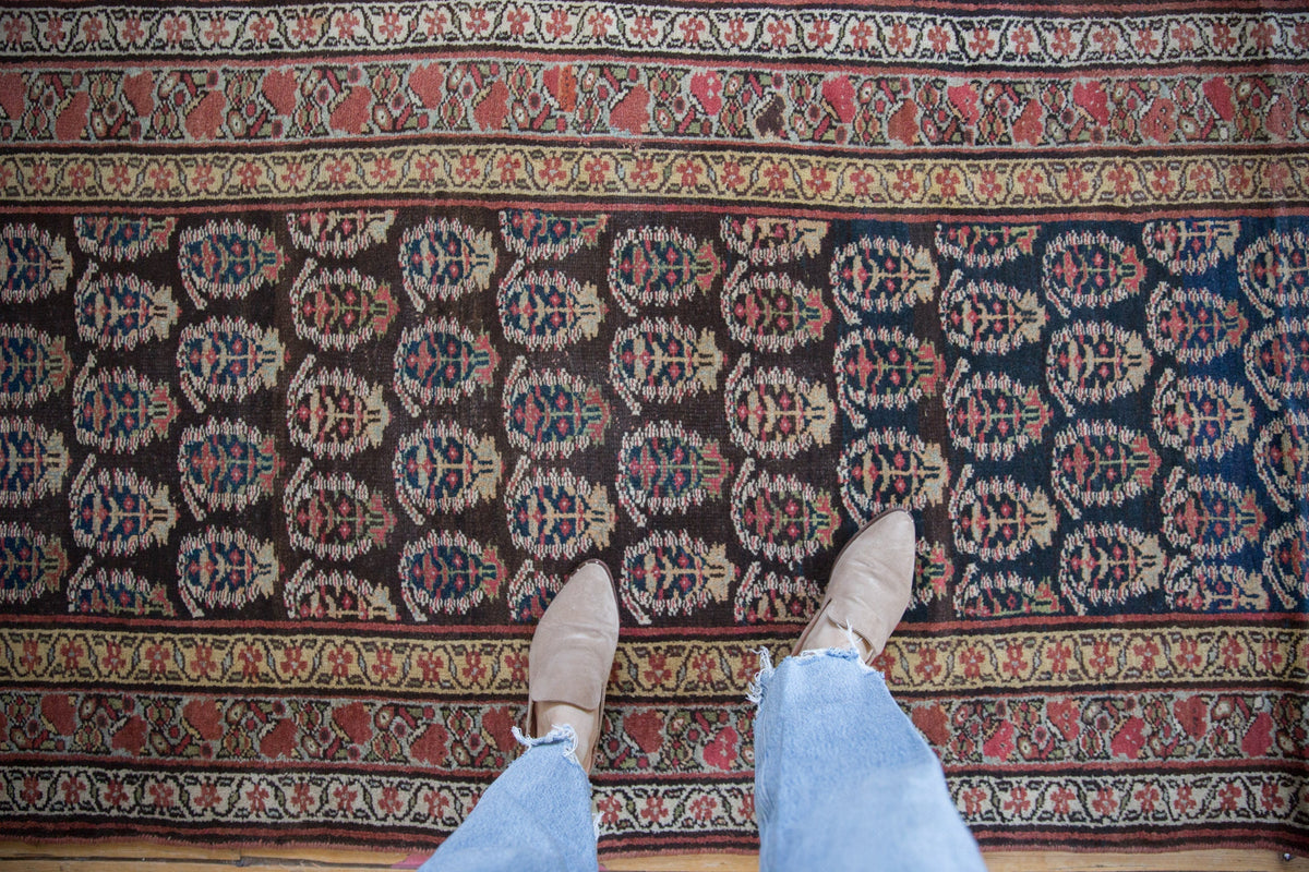 3.5x10 Antique Kurdish Rug Runner