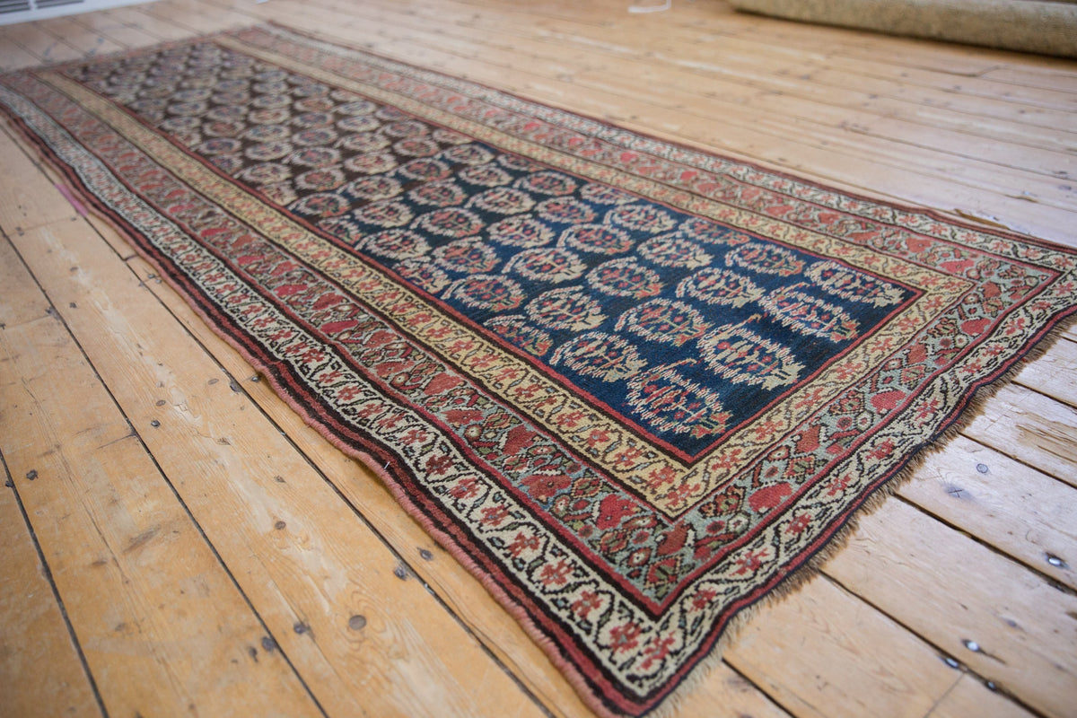 3.5x10 Antique Kurdish Rug Runner