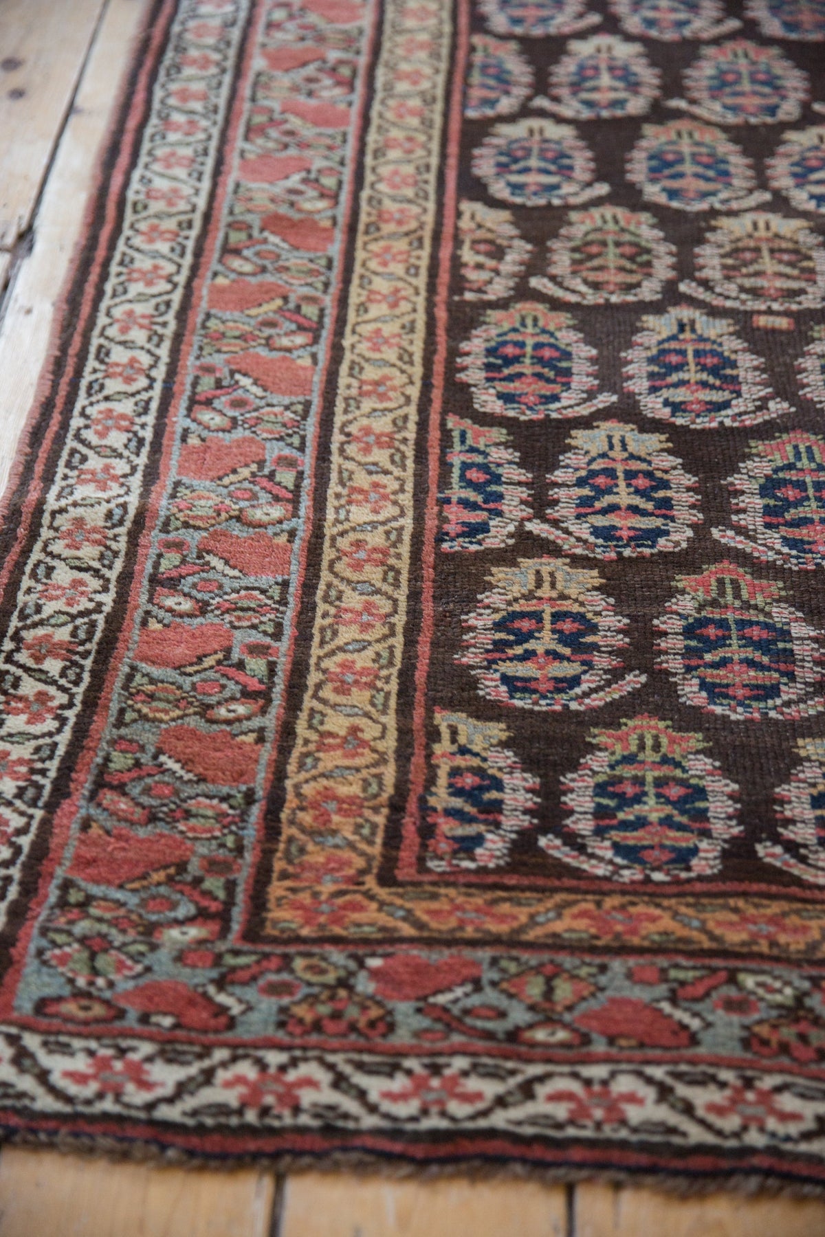 3.5x10 Antique Kurdish Rug Runner