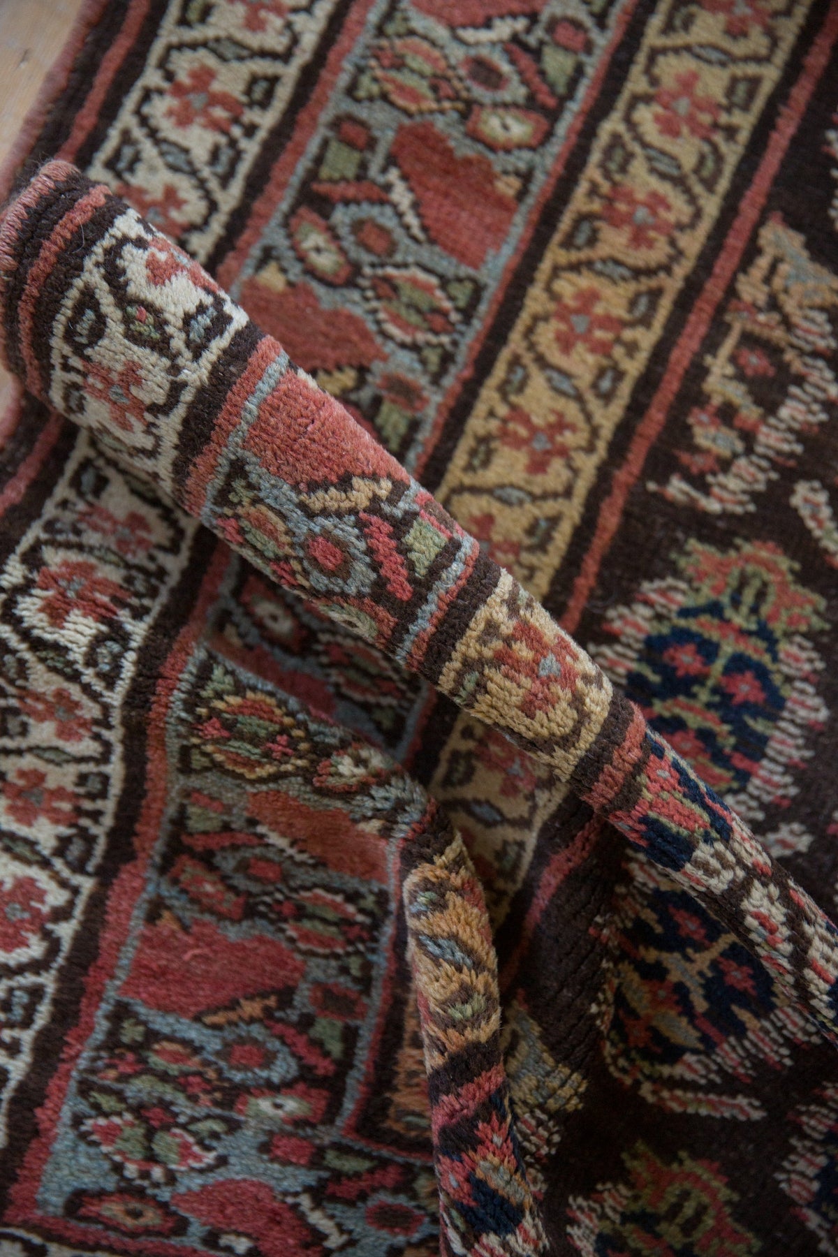 3.5x10 Antique Kurdish Rug Runner