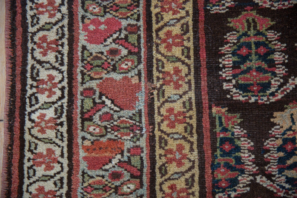 3.5x10 Antique Kurdish Rug Runner