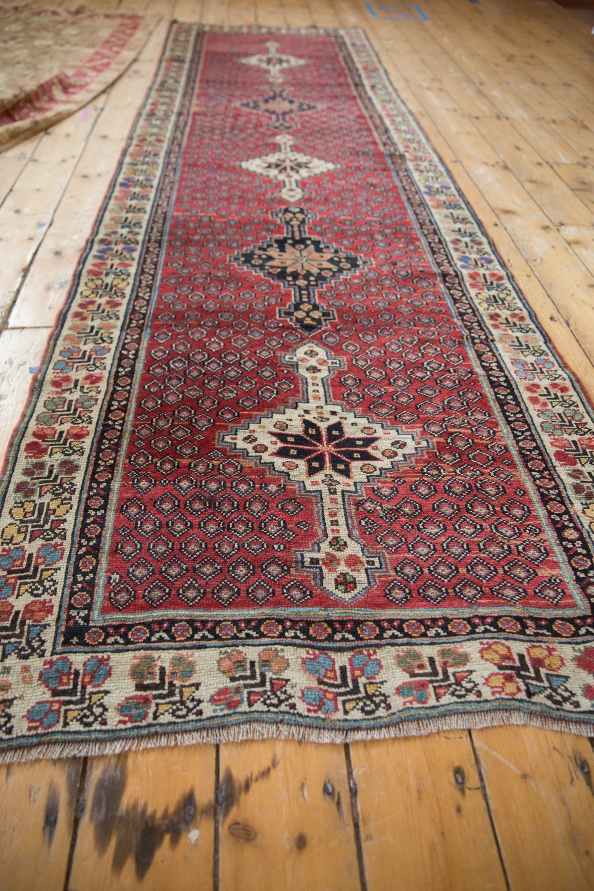 3x10.5 Vintage Kurdish Rug Runner
