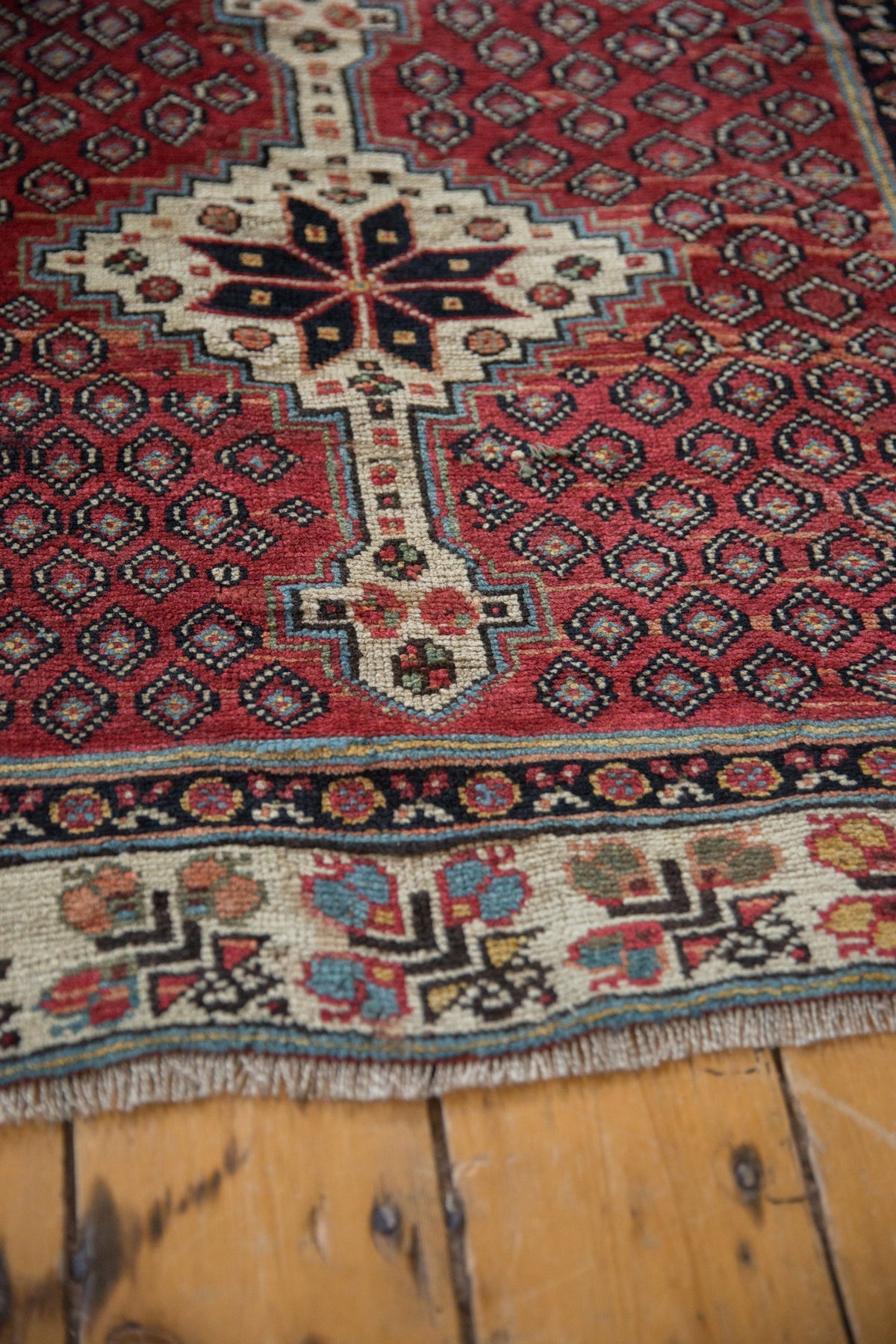 3x10.5 Vintage Kurdish Rug Runner