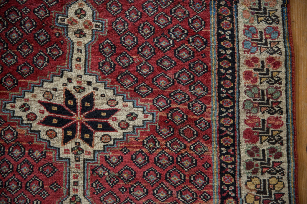3x10.5 Vintage Kurdish Rug Runner