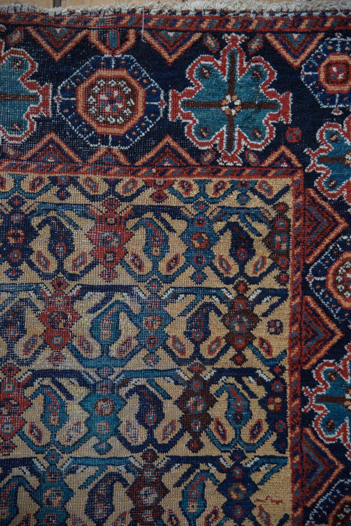 3.5x4.5 Antique Afshar Square Rug