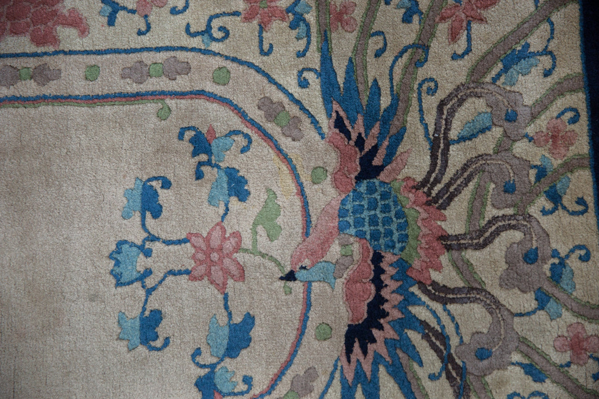3x5 Vintage Art Deco Rug