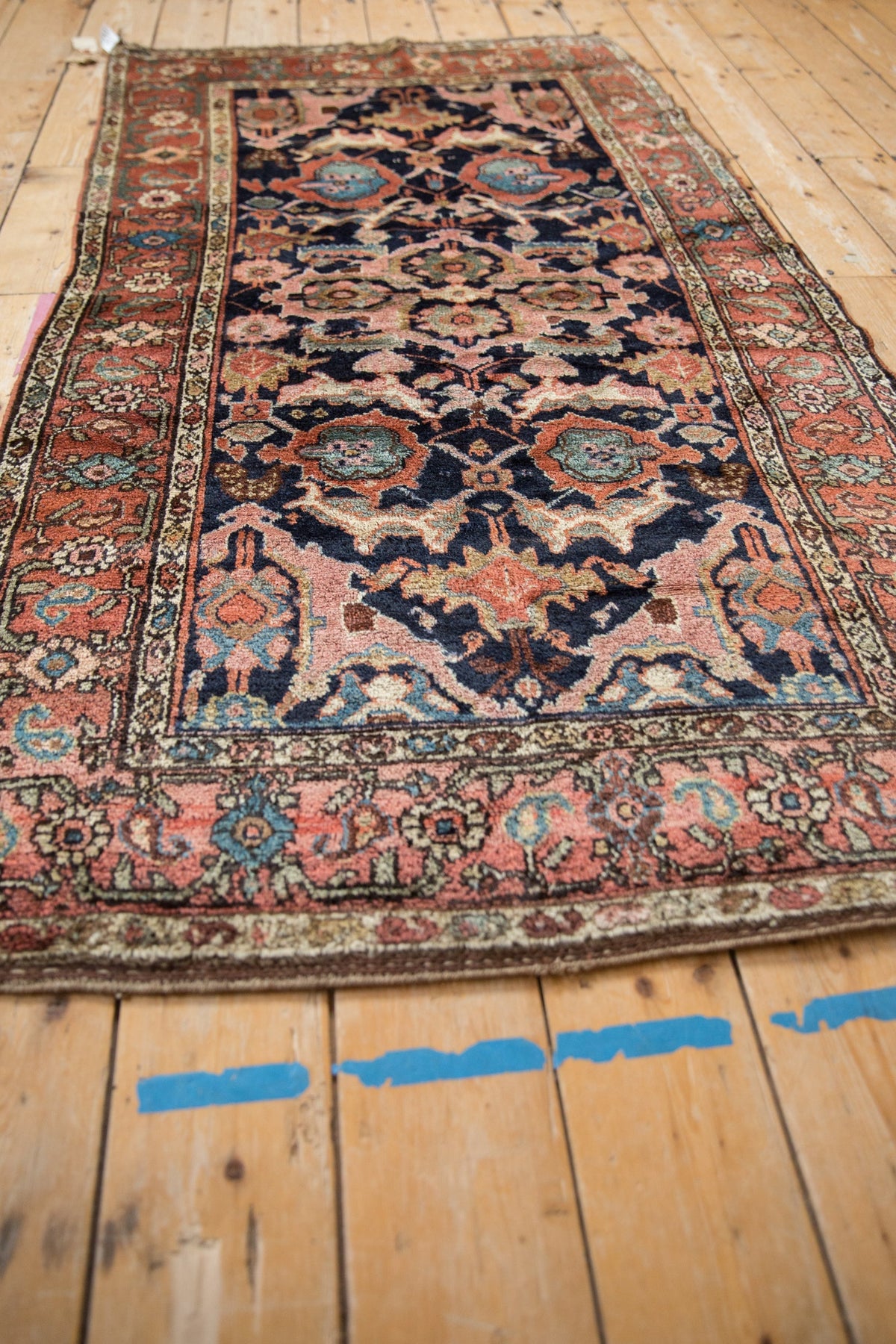 3.5x6.5 Antique Kurdish Rug