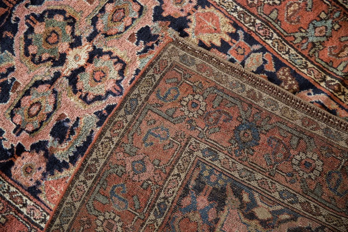 3.5x6.5 Antique Kurdish Rug