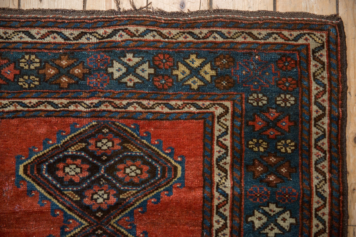 3.5x6 Antique Kurdish Rug