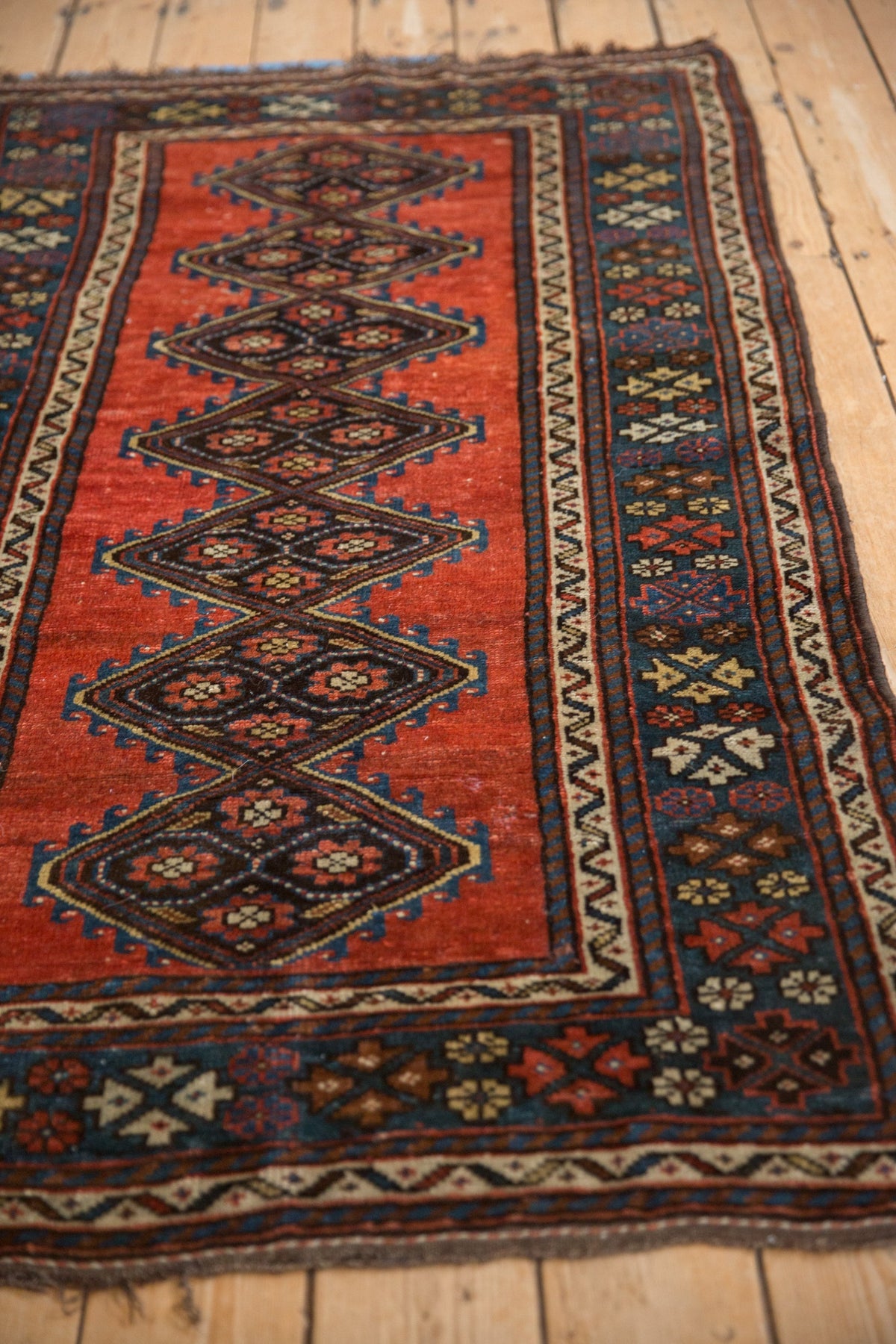 3.5x6 Antique Kurdish Rug
