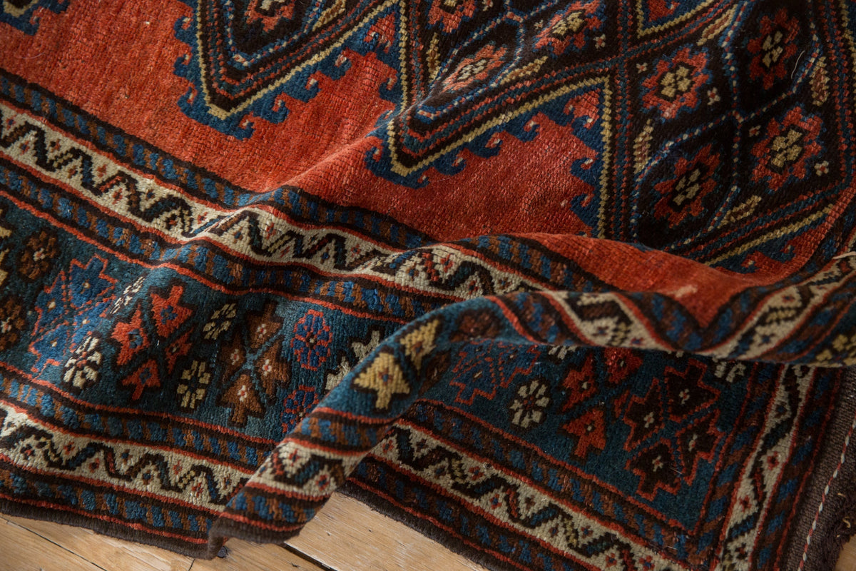 3.5x6 Antique Kurdish Rug