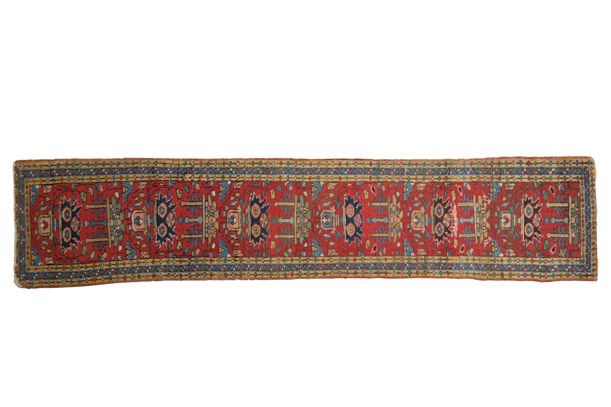 2x9 Vintage Heriz Rug Runner