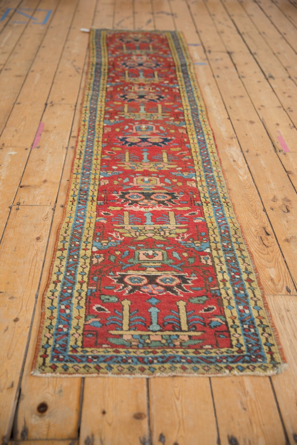 2x9 Vintage Heriz Rug Runner
