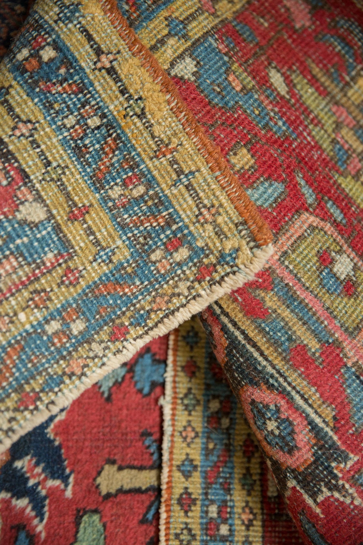 2x9 Vintage Heriz Rug Runner