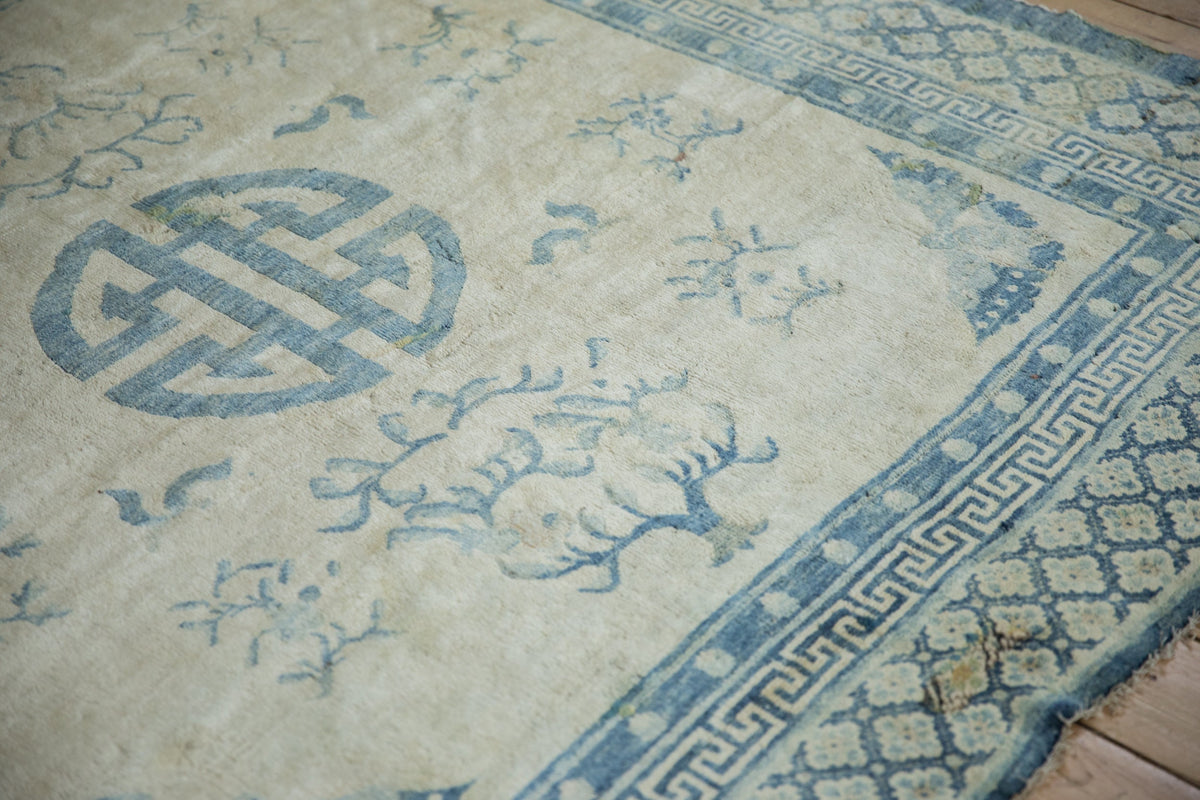6x6 Antique Distressed Peking Square Carpet