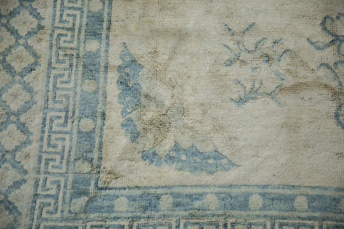 6x6 Antique Distressed Peking Square Carpet