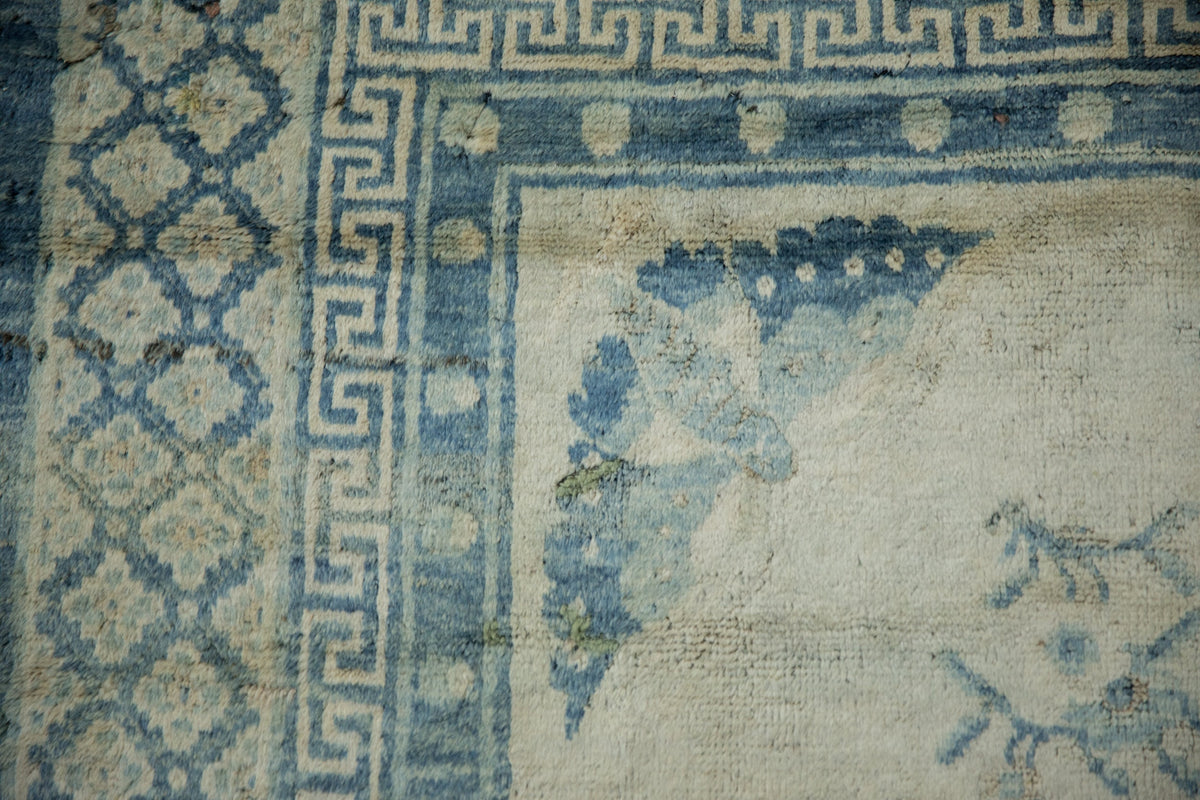 6x6 Antique Distressed Peking Square Carpet