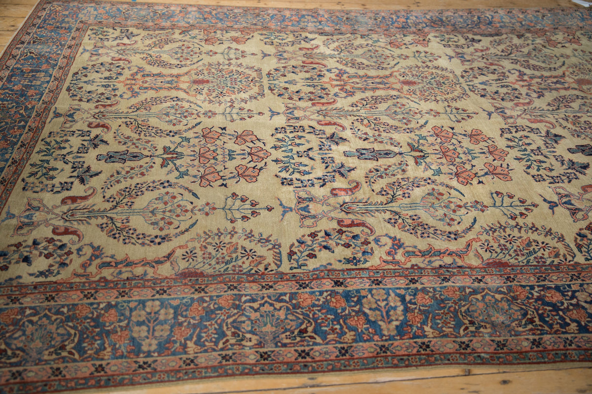 7x10 Antique Farahan Sarouk Carpet