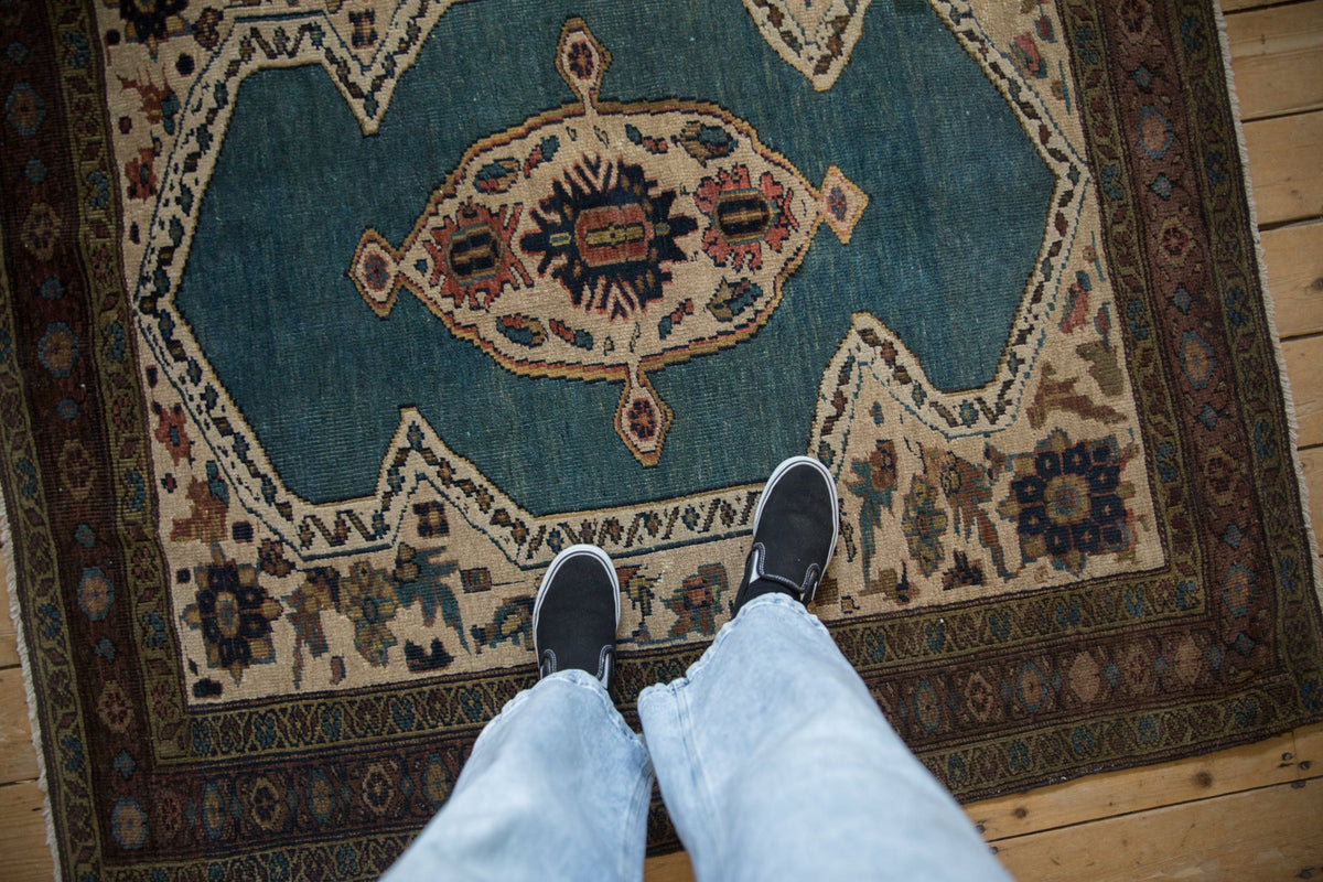 5x5 Vintage Bakshaish Square Rug