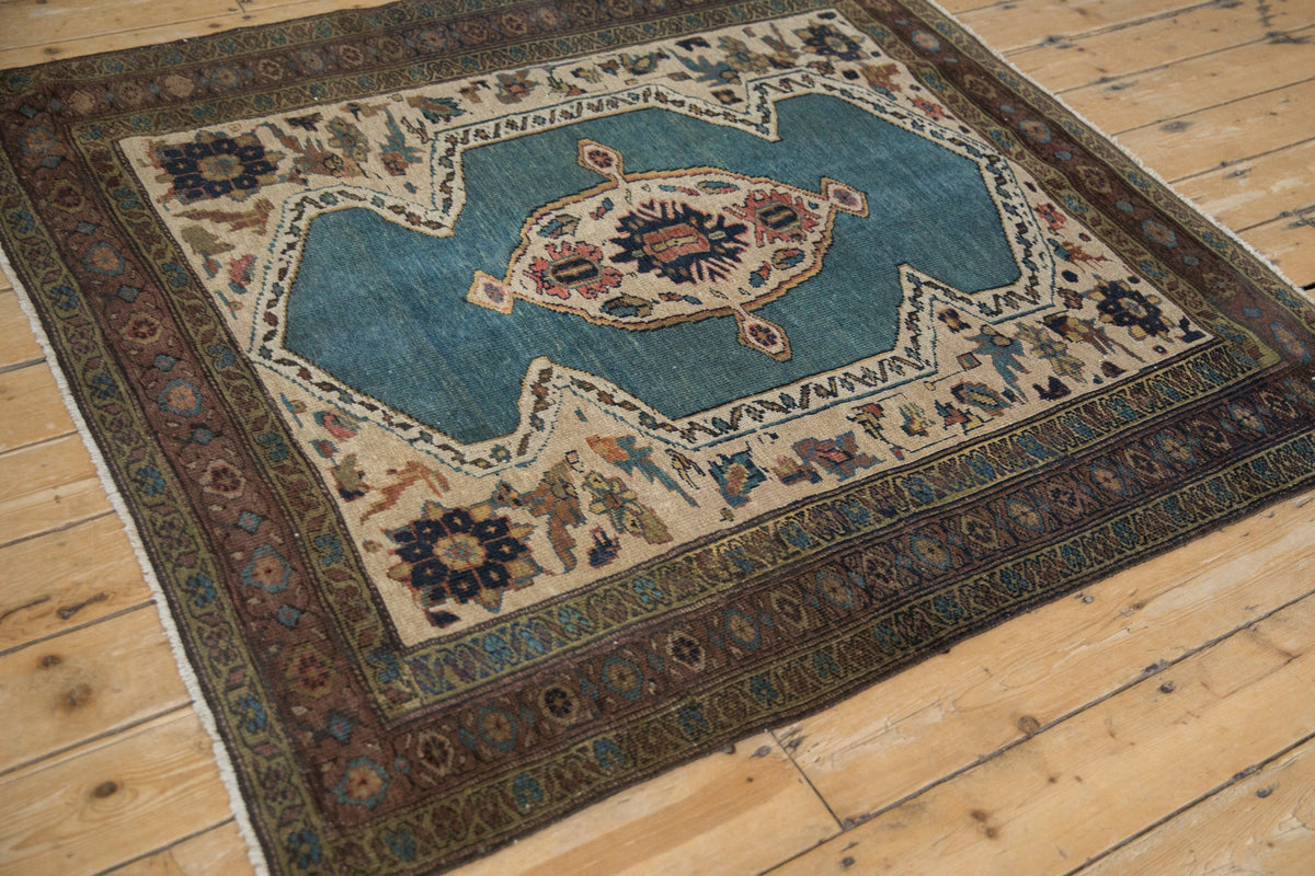 5x5 Vintage Bakshaish Square Rug
