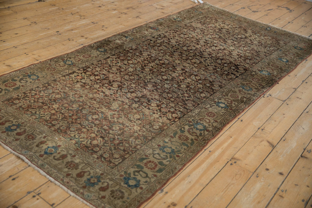 4.5x10 Antique Tea Washed Malayer Rug Runner
