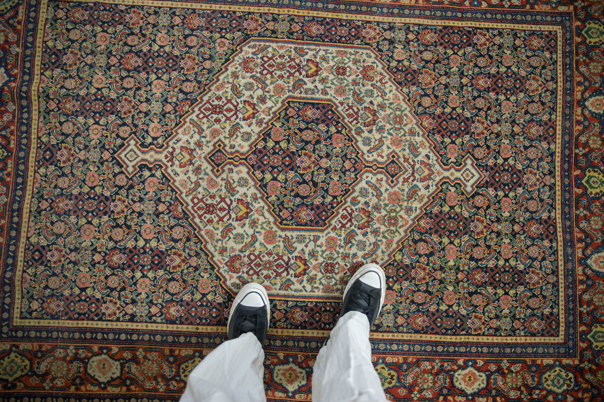 4.5x6 Vintage Senneh Rug