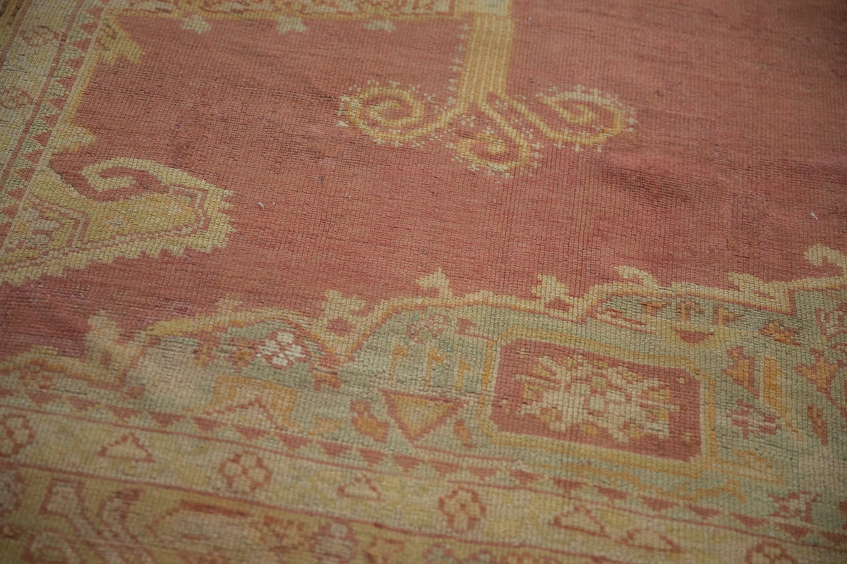 8.5x11.5 Vintage Distressed Oushak Carpet