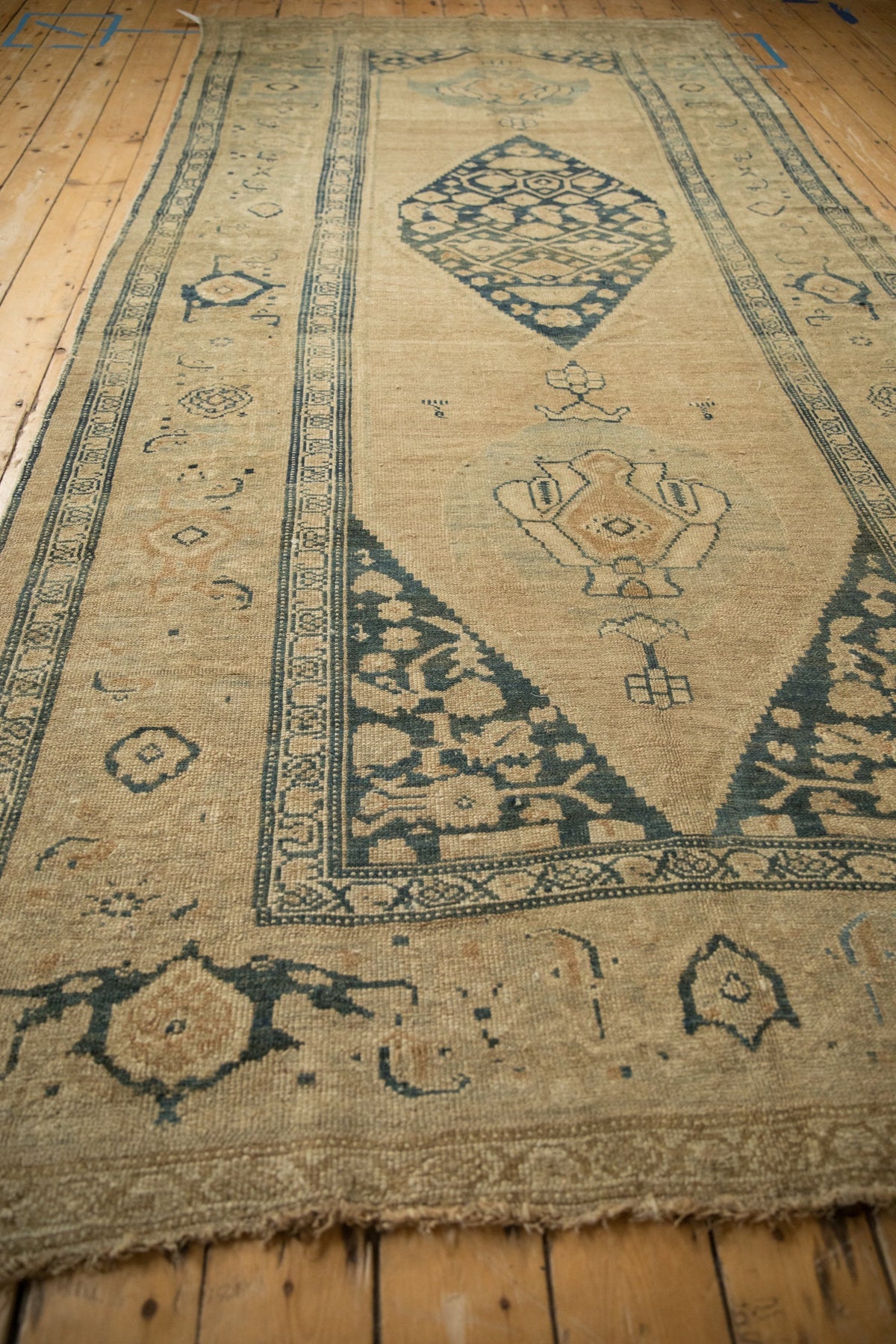 6x12 Antique Distressed Kurdish Rug Runner